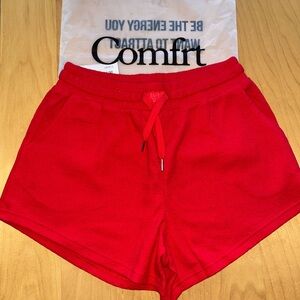 Comfort Red Women's Waffle Shorts (M)
